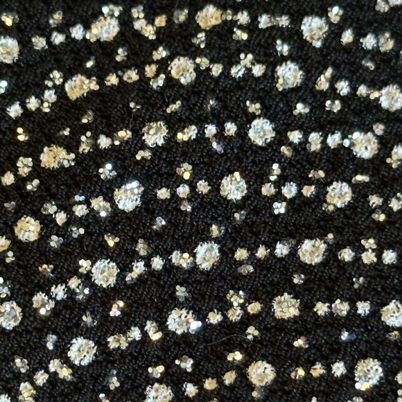 Cache | Vintage Sparkly Halter Top Cocktail Dress with Beaded Fringe, Size 2 - Picture 6 of 8